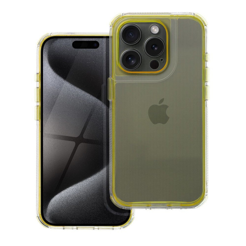 Kryt Matrix Clear na Apple iPhone 14 Žltý Kryt Matrix Clear na Apple iPhone 14 Žltý