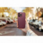 Kryt Roar Matte Glass na Apple iPhone XS Max Štýlový  Vinovo červený