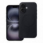 Kryt Silicone Mag Cover na Apple iPhone 16 MagSAFE  Čierny