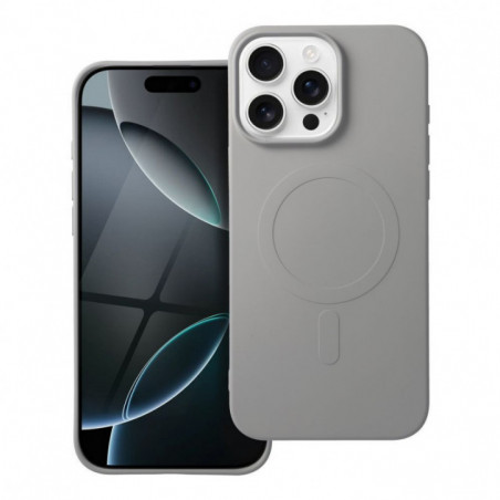 Kryt Silicone Mag Cover na Apple iPhone 16 Pro Max MagSAFE Titanový