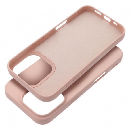 Kryt Silicone Mag Cover na Apple iPhone 16 Pro MagSAFE Ružový