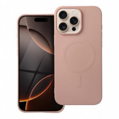 Kryt Silicone Mag Cover na Apple iPhone 16 Pro Max MagSAFE Ružový