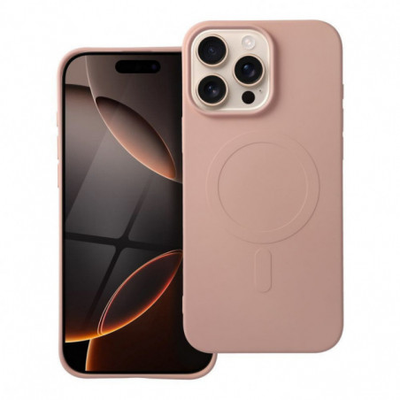 Kryt Silicone Mag Cover na Apple iPhone 16 Pro Max MagSAFE Ružový