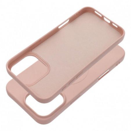 Kryt Silicone Mag Cover na Apple iPhone 16 Pro Max MagSAFE Ružový