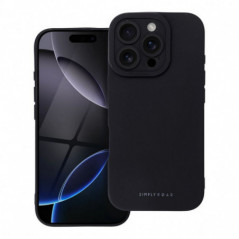 Kryt Roar Luna na Apple iPhone 16 Pro Jednofarebný, Štýlový, Estetický doplnok  Čierny