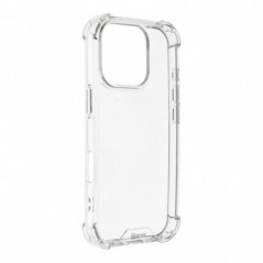 Kryt Roar Armor Jelly na Apple iPhone 16 Pro Prémiové puzdro  Transparentný