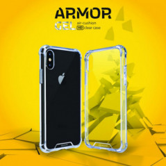 Kryt Roar Armor Jelly na Apple iPhone 16 Plus Prémiové puzdro  Transparentný