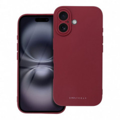 Kryt Roar Luna na Apple iPhone 16 Jednofarebný, Štýlový, Estetický doplnok  Červený
