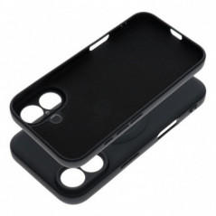 Kryt Silicone Mag Cover na Apple iPhone 16 MagSAFE  Čierny