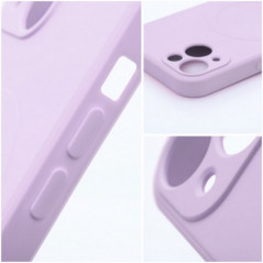 Kryt Silicone Mag Cover na Apple iPhone 16 Plus MagSAFE  Ružový