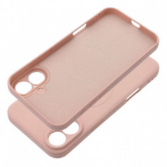 Kryt Silicone Mag Cover na Apple iPhone 16 Plus MagSAFE  Ružový