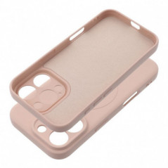 Kryt Silicone Mag Cover na Apple iPhone 16 Pro MagSAFE  Ružový