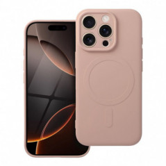 Kryt Silicone Mag Cover na Apple iPhone 16 Pro MagSAFE  Ružový