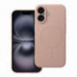 Kryt Silicone Mag Cover na Apple iPhone 16 MagSAFE  Ružový
