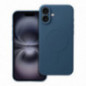 Kryt Silicone Mag Cover na Apple iPhone 16 Plus MagSAFE  Modrý