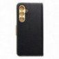 Peňaženkový obal Fancy Book na Samsung Galaxy S24 FE Čierny