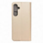 Peňaženkové puzdro Smart Case Book na Samsung Galaxy S24 FE Zlatý