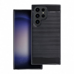 Kryt Carbon na Samsung Galaxy S24 FE Elegant Čierny