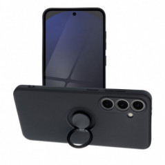 Kryt Silicone ring na Samsung Galaxy S24 FE Čierny