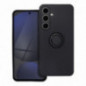Kryt Silicone ring na Samsung Galaxy S24 FE Čierny