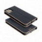 Peňaženkové puzdro LUNA Book Gold na Samsung Galaxy S24 FE Elegant  Čierny