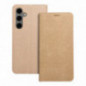 Peňaženkové puzdro LUNA Book Gold na Samsung Galaxy S24 FE Elegant  Zlatý