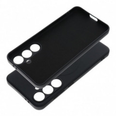 Kryt Silicone Mag Cover na Samsung Galaxy S24 FE MagSAFE  Čierny