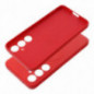 Kryt Silicone Mag Cover na Samsung Galaxy S24 FE MagSAFE  Červený