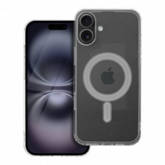 Kryt Clear Mag Cover na Apple iPhone 16 Plus MagSAFE  Transparentný
