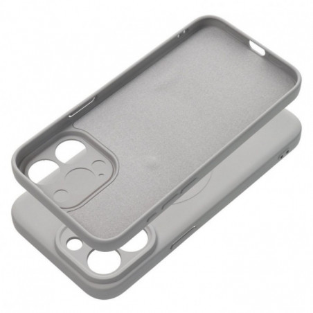 Kryt Silicone Mag Cover na Apple iPhone 16 Pro Max MagSAFE Titanový