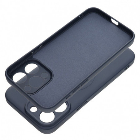 Kryt Silicone Mag Cover na Apple iPhone 16 Pro Max MagSAFE Modrý titán