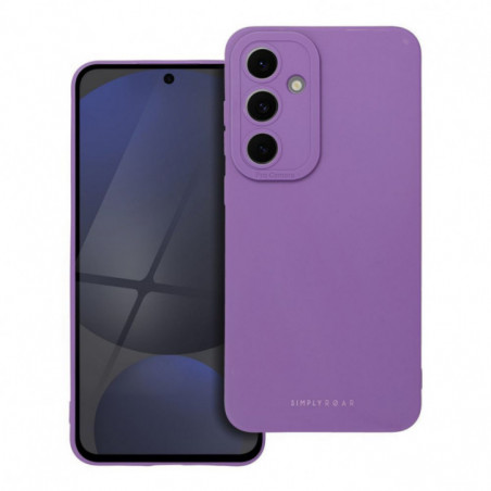 Kryt Roar Luna na Samsung Galaxy S24 FE Jednofarebný, Štýlový, Estetický doplnok Fialový (Violet)