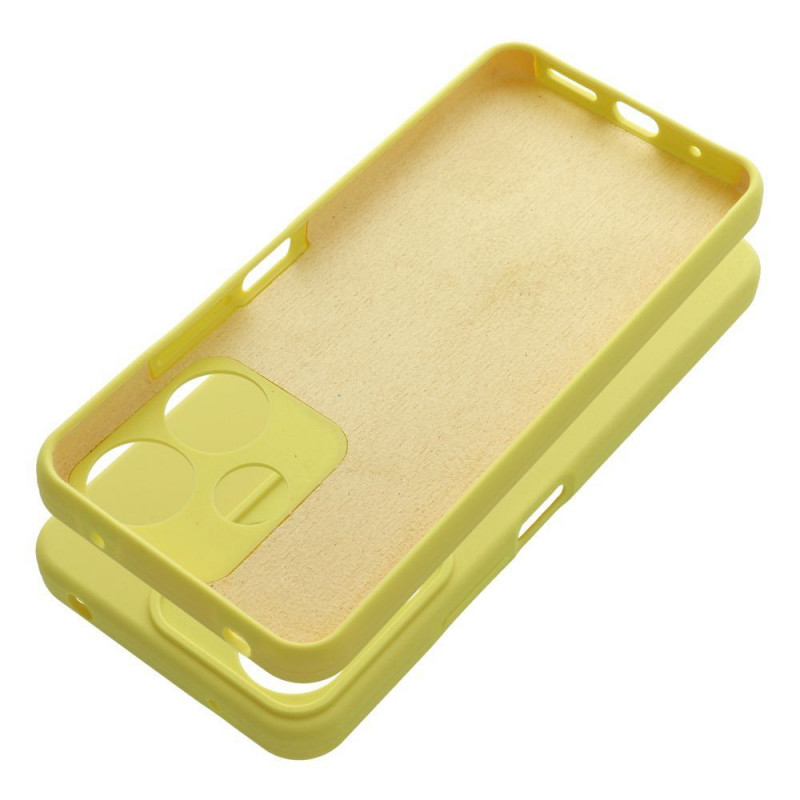 Kryt Silicone 2mm na XIAOMI Redmi 13 4G Citrónová