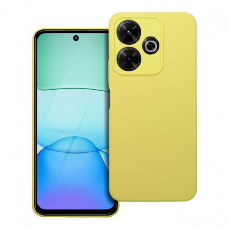 Kryt Silicone 2mm na XIAOMI Redmi 13 4G Citrónová