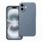 Kryt Silicone Mag Cover na Apple iPhone 16e MagSAFE  Svetlo modrý