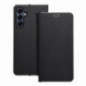 Peňaženkové puzdro LUNA Book Carbon na Samsung Galaxy A16 Uhlíkové vlákno, Elegant  Čierny