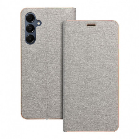 Peňaženkové puzdro LUNA Book Gold na Samsung Galaxy A16 Elegant  Strieborný