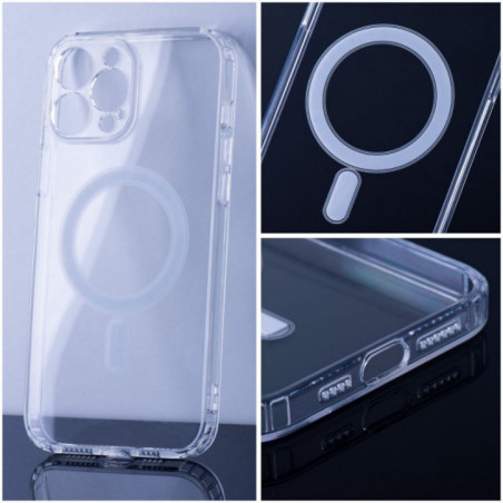 Kryt Clear Mag Cover na Samsung Galaxy S25 MagSAFE  Transparentný