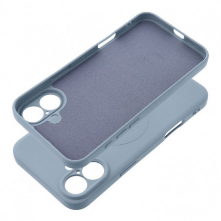 Kryt Silicone Mag Cover na Samsung Galaxy S25 Plus MagSAFE Svetlo modrý