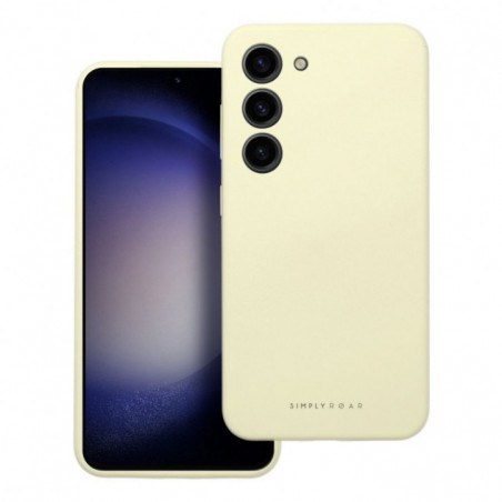 Kryt Roar Cloud-Skin na Samsung Galaxy A56 Svetlo žltý