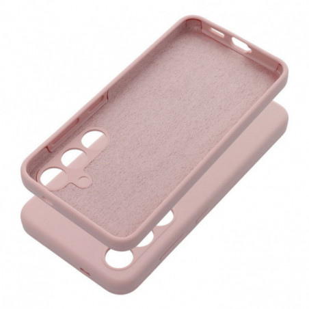 Kryt Silicone 2mm na Samsung Galaxy S25 Plus Pieskovo ružový