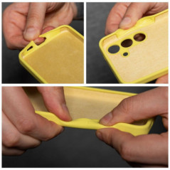 Kryt Silicone 2mm na Samsung Galaxy S25 Plus Citrónová