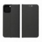 Peňaženkové puzdro LUNA Book Carbon na Apple iPhone 16 Pro Max Uhlíkové vlákno, Elegant  Čierny