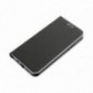 Peňaženkové puzdro LUNA Book Carbon na Apple iPhone 16 Pro Max Uhlíkové vlákno, Elegant  Čierny