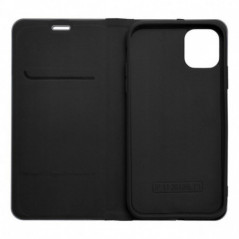 Peňaženkové puzdro LUNA Book Carbon na Apple iPhone 16 Pro Max Uhlíkové vlákno, Elegant  Čierny