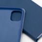 Peňaženkové puzdro LUNA Book Carbon na Apple iPhone 16 Pro Max Uhlíkové vlákno, Elegant  Modrý