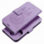 Peňaženkové puzdro MEZZO Book na Apple iPhone 16 Pro Lapač snov  Fialový (Purple)