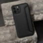 Peňaženkové puzdro Razor Book na Apple iPhone 16 Pro Max Uhlíkové vlákno, Karbónový vzor  Čierny