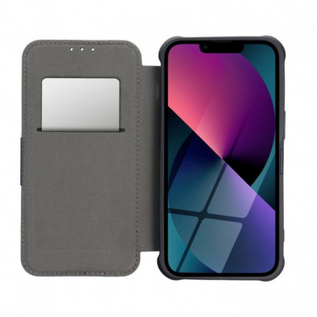 Peňaženkové puzdro Razor Book na Apple iPhone 16 Pro Max Uhlíkové vlákno, Karbónový vzor Modrý
