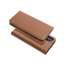 Peňaženkové puzdro Leather case SMART PRO na Apple iPhone 16 Pro Max Elegant  Hnedý